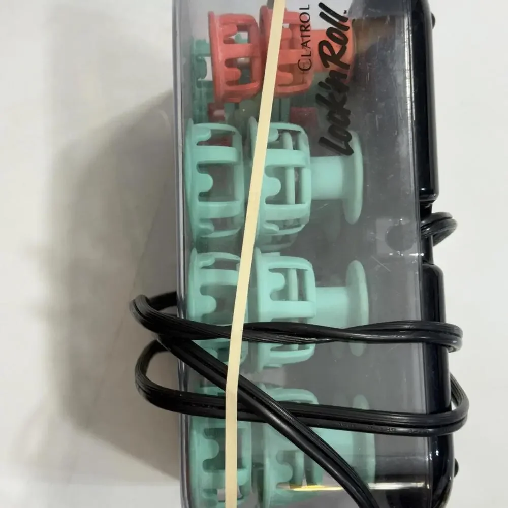 Vintage Clairol Lock N Roll Hot‎ Hair Curlers Rollers Pageant 24 Spoolies BT-1